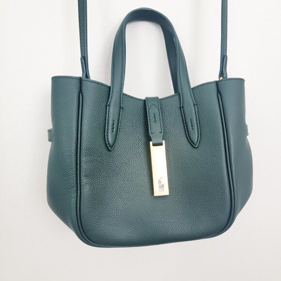 Polo Ralph Lauren Polo ID Small Tote Green - Picture 4 of 9